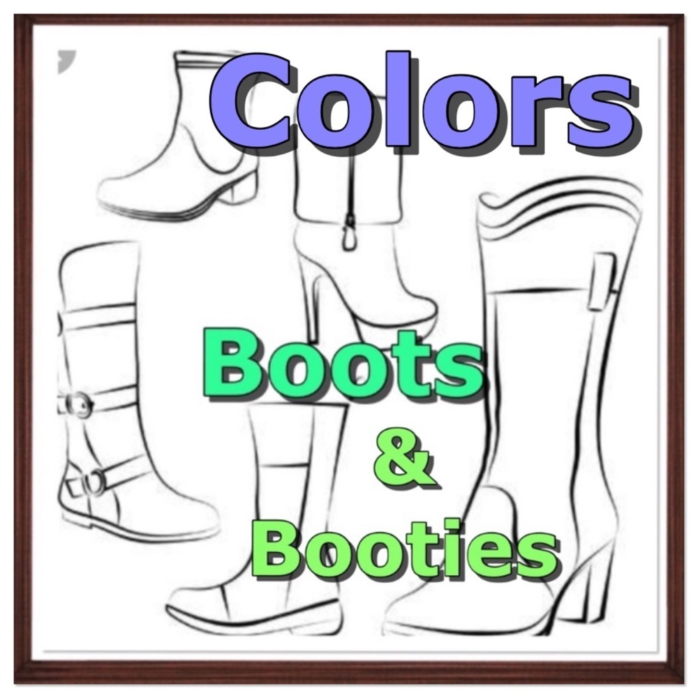 Boots & booties in colors - no neutral